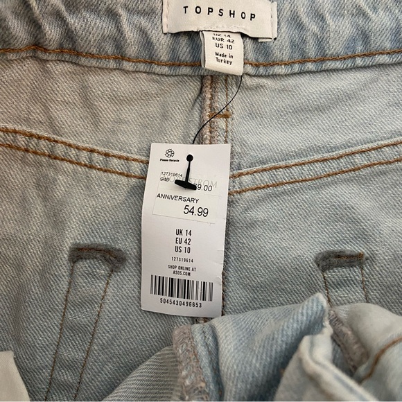 TOPSHOP Raw Hem Denim Midaxi (mid maxi) Skirt - Picture 13 of 15